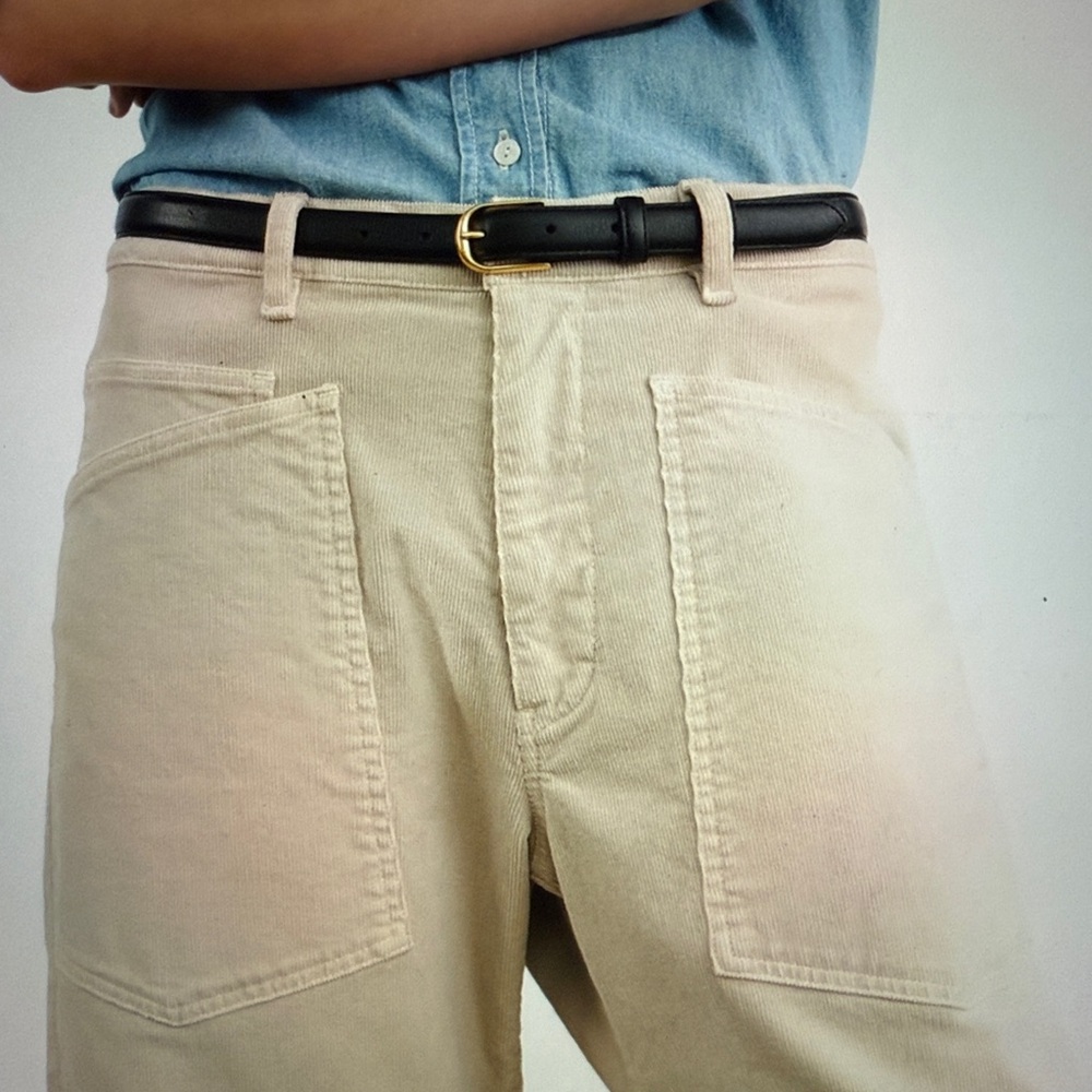 Nili Lotan Off-White “Gesso” Corduroy Shon Pant - Picture 7 of 9